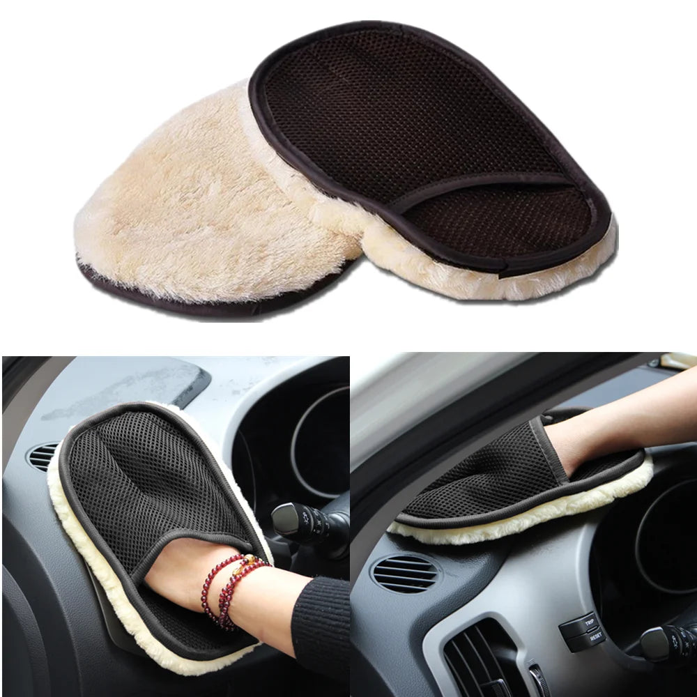 PlushGuard Microfiber Car Cleaning Gloves ATHLEXES