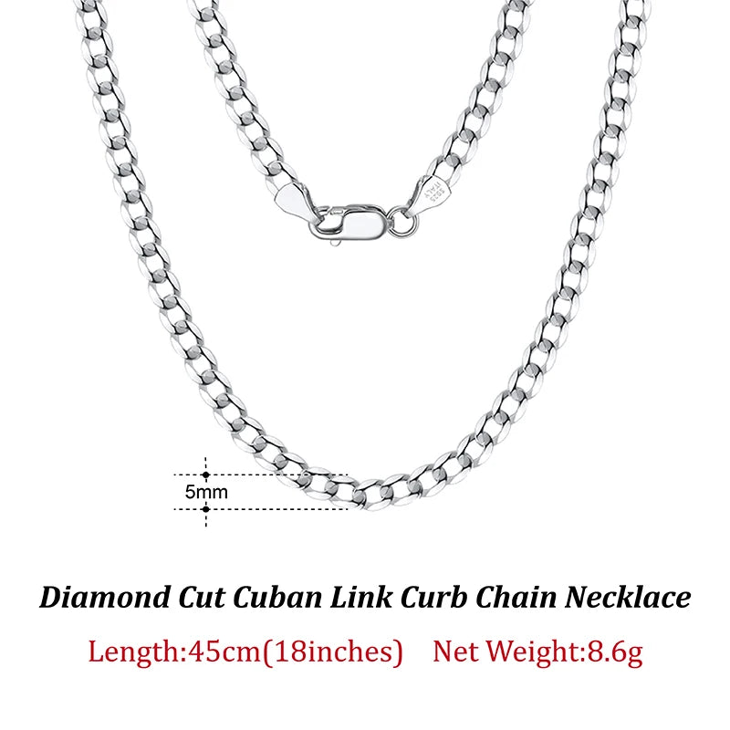 Rinntin 18K Gold Cuban Link Chain Necklace ATHLEXES