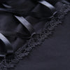 Gothic Lace Bodycon Top for Women Streetwear Chic ATHLEXES