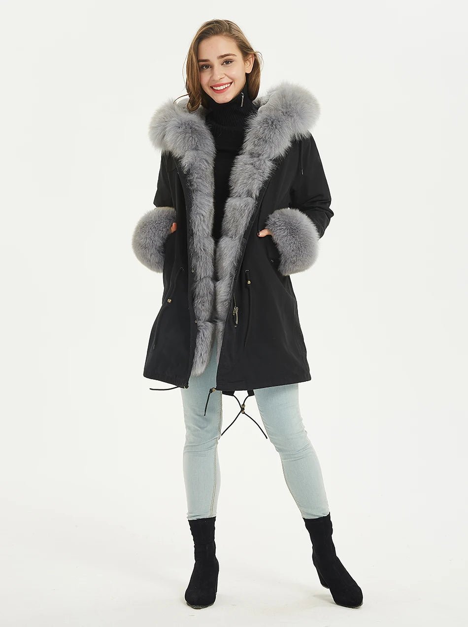 Luxury Women’s Real Fur Parka ATHLEXES