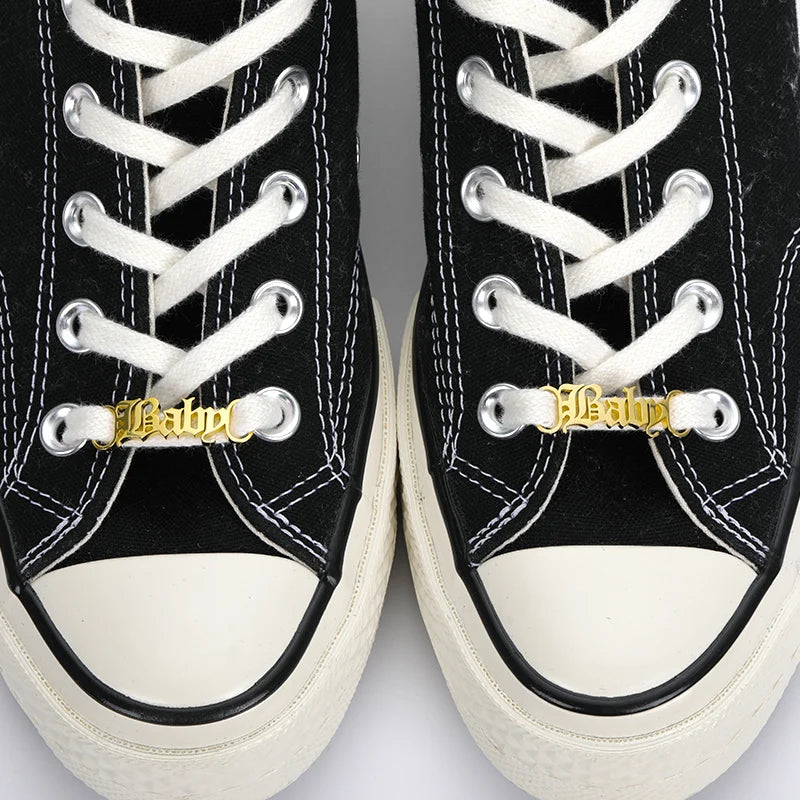 Personalized Stainless Steel Name Buckle for Sneakers ATHLEXES