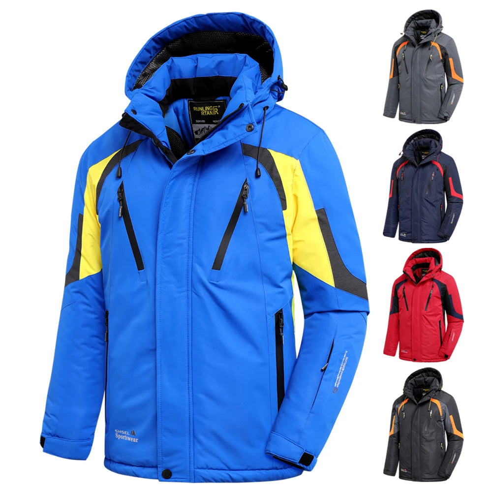 Jet Ski Waterproof Fleece Parka for Men 2023 ATHLEXES