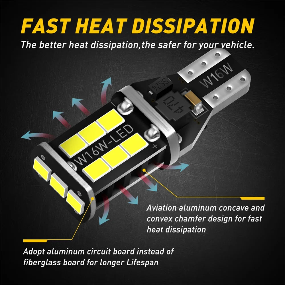AUXITO 2PCS Error-Free LED Backup Light Bulbs ATHLEXES