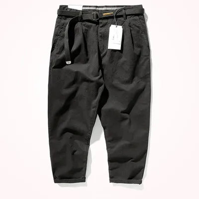 K2171 2024 Japanese Retro Loose Casual Pencil Pants for Men ATHLEXES