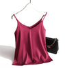 Silk Elegance V Neck Halter Cami Top for Women ATHLEXES