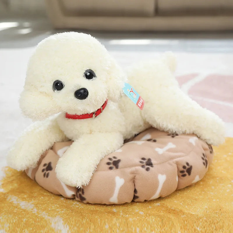 CuddlePup Realistic Plush Dog Toy ATHLEXES