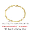 Rinntin 18K Gold Cuban Link Chain Necklace ATHLEXES
