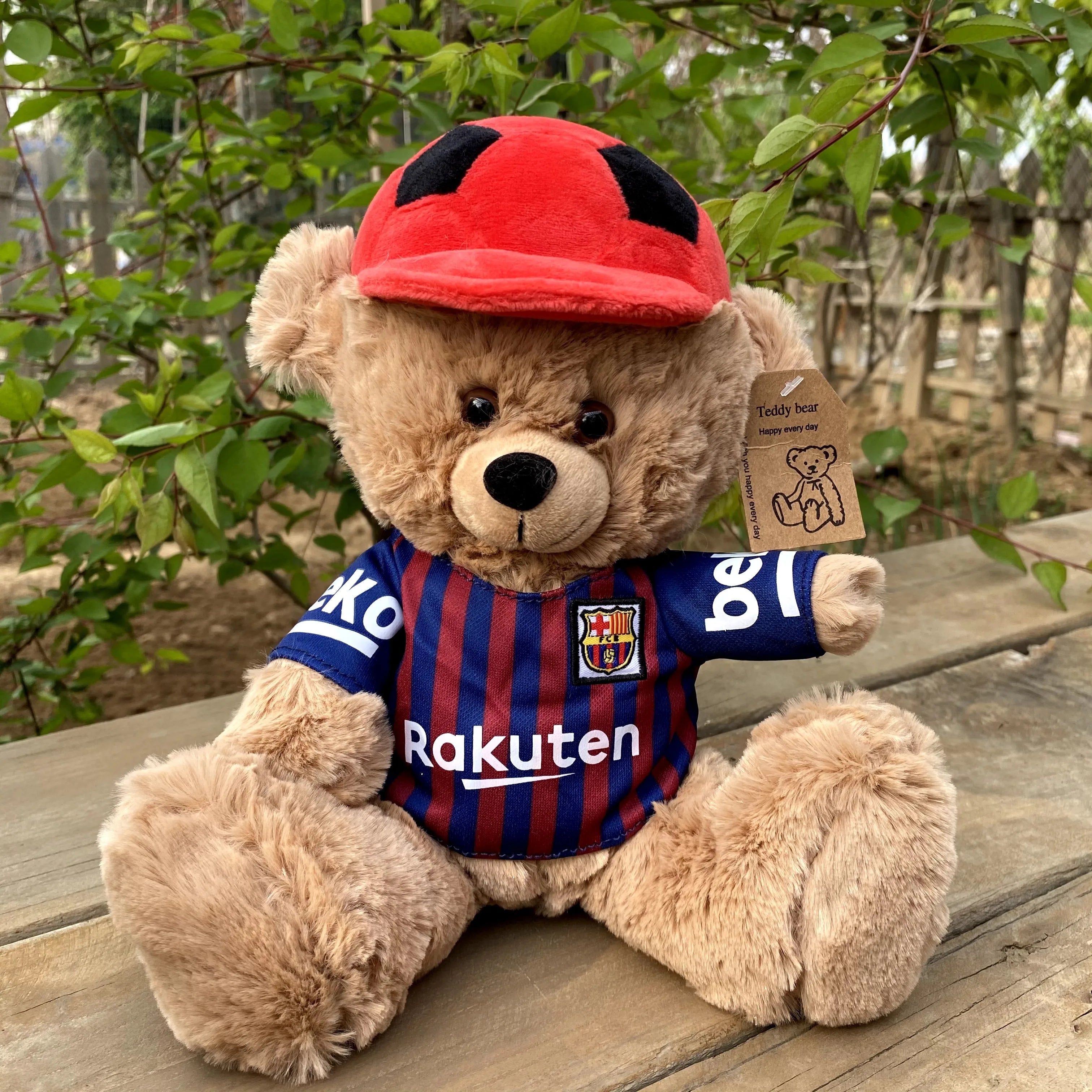 CuddleBear Plush Teddy Football Toy ATHLEXES