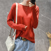 YSZWDBLX Women's Slim Fit Knit O-neck Sweater ATHLEXES