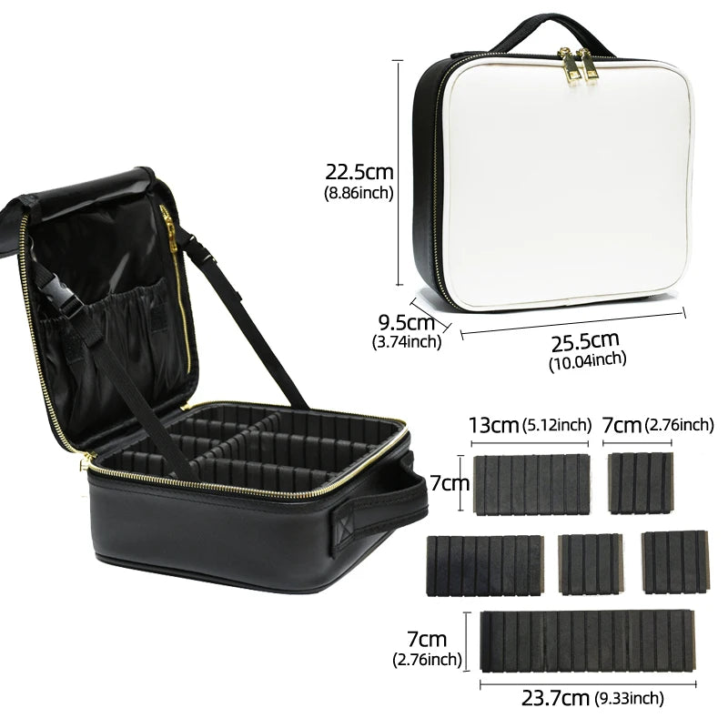 ChicTravel PU Leather Makeup Organizer ATHLEXES