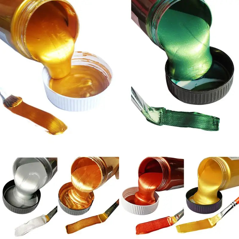 Metallic Gold Acrylic Paint for Creative Crafts ATHLEXES