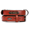 Custom Luxury Personalized Leather Dog Collar ATHLEXES