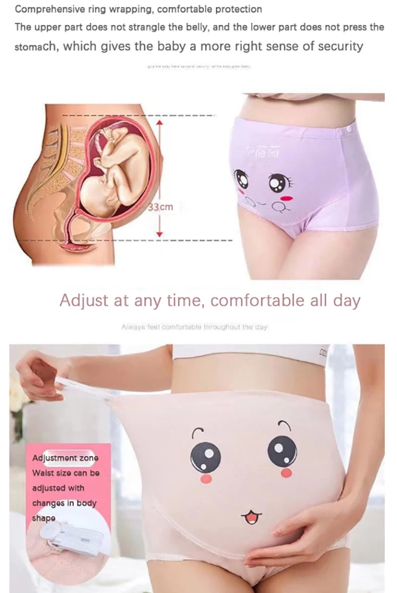 CottonSoft Adjustable High Waist Maternity Briefs ATHLEXES