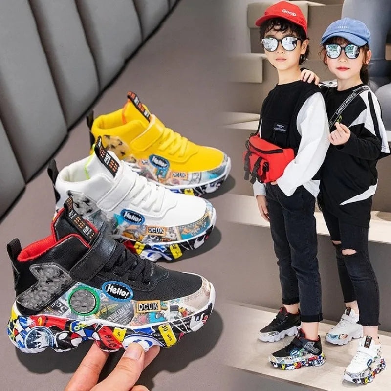 Kids Camouflage Lightweight Sports Shoes ATHLEXES