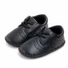 Meckior Retro Leather Baby Shoes with Anti-Slip Rubber Sole ATHLEXES