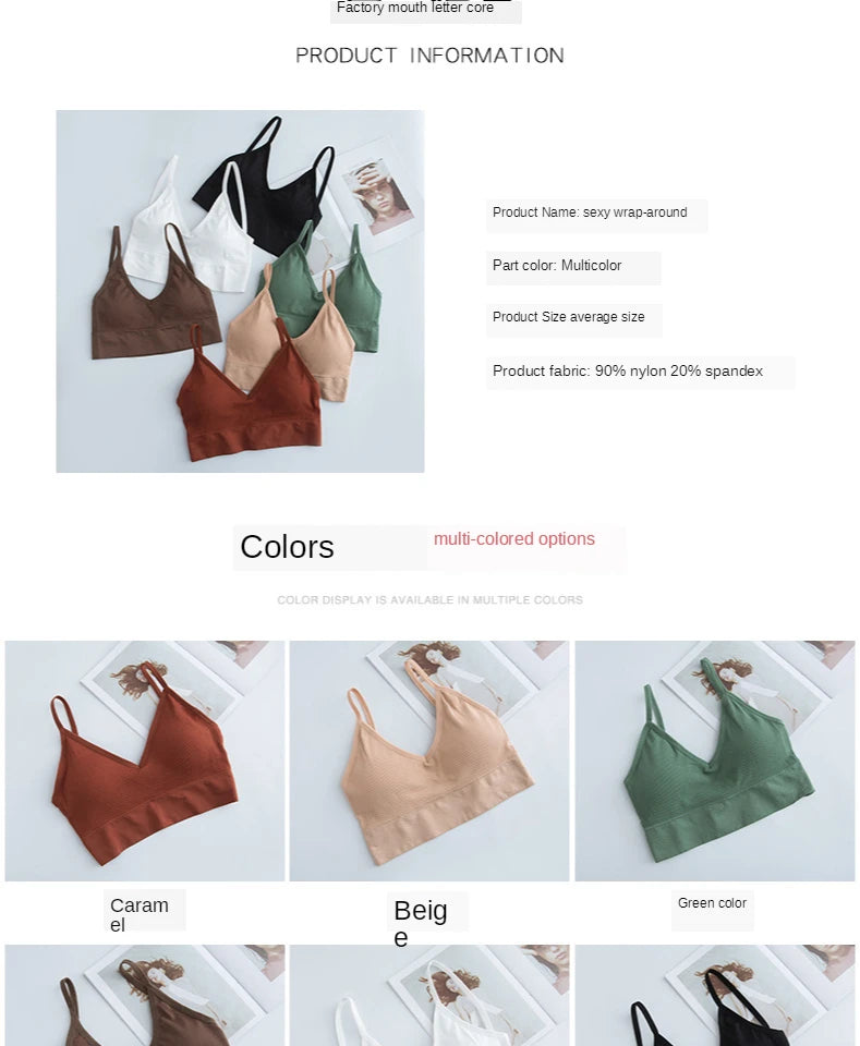 Seamless Comfort Wireless Sports Bra for Women ATHLEXES