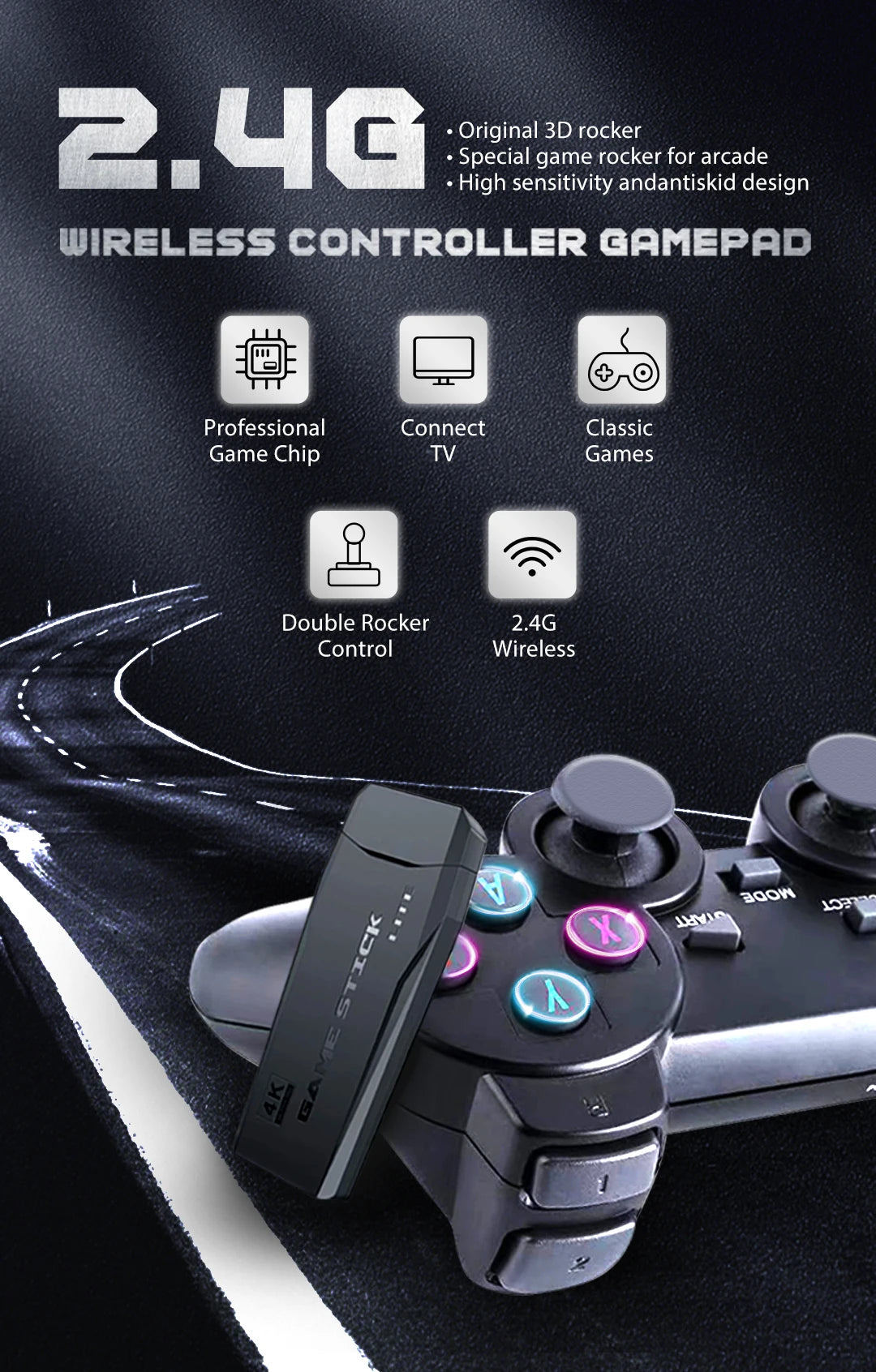 M8 Classic 4K Portable Gaming Console ATHLEXES