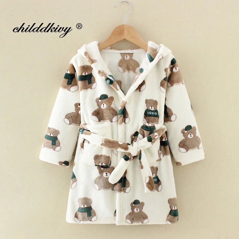 CozyKids Flannel Robe ATHLEXES