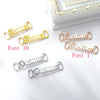 Personalized Stainless Steel Name Buckle for Sneakers ATHLEXES