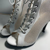 Hollow Mesh Peep Toe Stilettos: Summer High Heel Fashion ATHLEXES