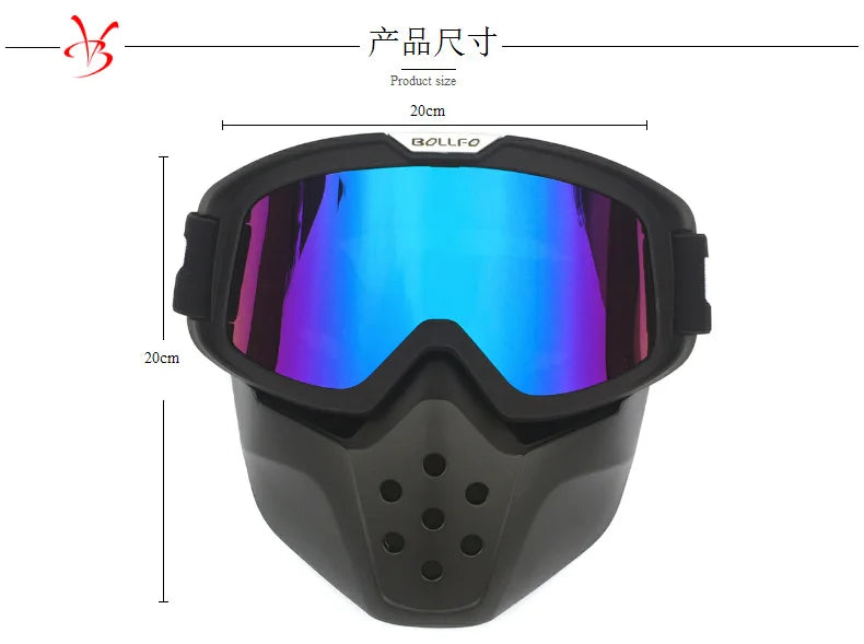 MotoShield Skull Face Mask for Riders ATHLEXES