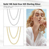 Rinntin 18K Gold Cuban Link Chain Necklace ATHLEXES