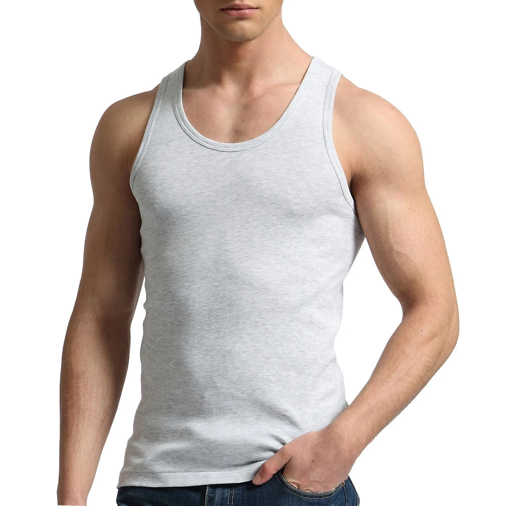 CoolCotton Men's Summer Fitness Tank Tops ATHLEXES