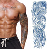 Blue Totem Waterproof Full Arm Tattoo Sleeve ATHLEXES