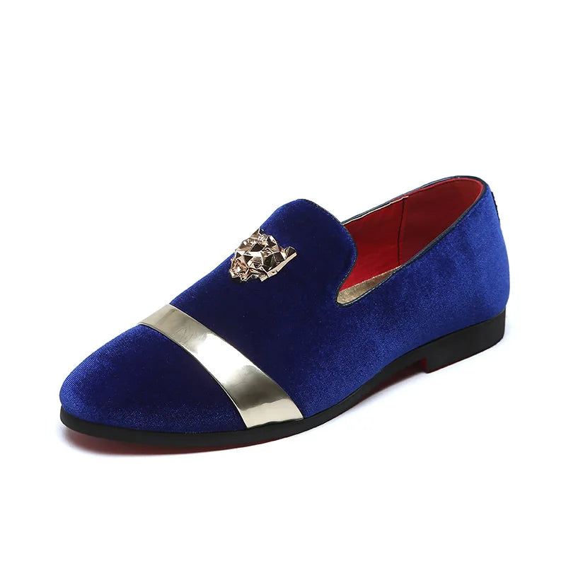 Tiger Gold Elegance Loafers for Men ATHLEXES