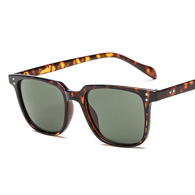 Retro Black Square Sunglasses for Men ATHLEXES