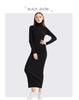 Turtleneck Knit Sheath Dress ATHLEXES
