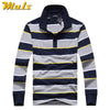 Classic Striped Cotton Polo for Men - Spring & Autumn ATHLEXES
