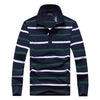 Classic Striped Cotton Polo for Men - Spring & Autumn ATHLEXES