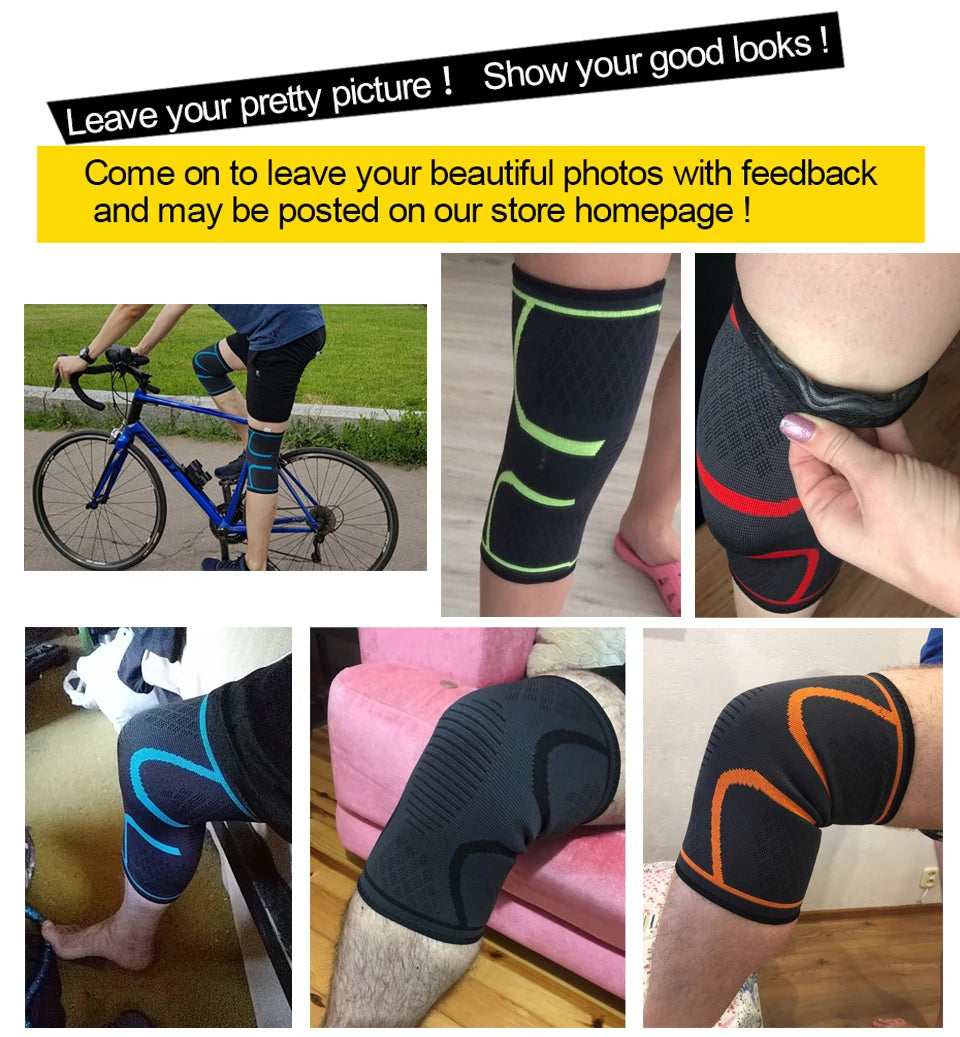 EliteFlex Compression Knee Sleeve for Sports Performance ATHLEXES