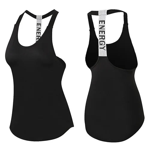 ElevateFit Black Sleeveless Yoga Top for Women ATHLEXES