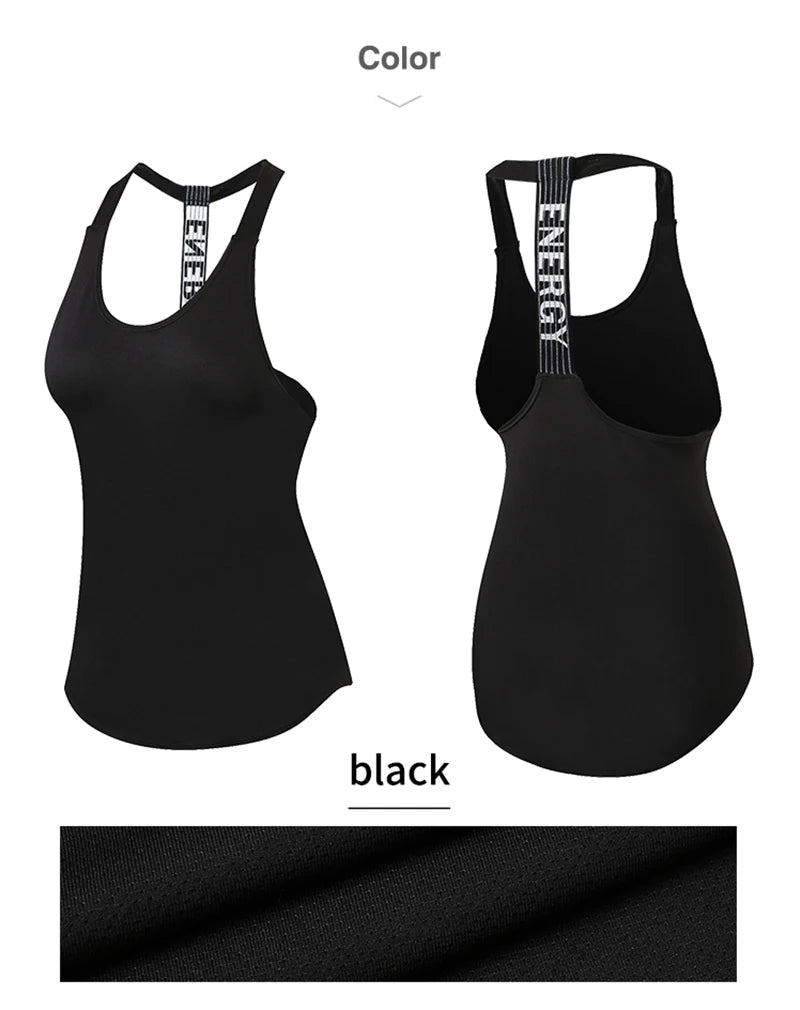 ElevateFit Black Sleeveless Yoga Top for Women ATHLEXES
