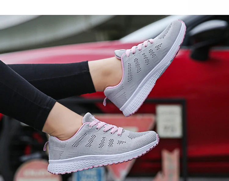 BreezeWalk Women's Fashionable Breathable Mesh Sneakers 2024 ATHLEXES