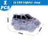 GlowTrack DIY Racing Cars with Colorful Lights ATHLEXES