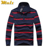Classic Striped Cotton Polo for Men - Spring & Autumn ATHLEXES