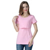 NurtureNest Stylish Nursing T-Shirt for Moms ATHLEXES