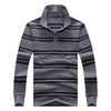 Classic Striped Cotton Polo for Men - Spring & Autumn ATHLEXES