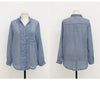 Luxe Linen Long Sleeve Chemisier Femme Blouse for Summer Fashion ATHLEXES
