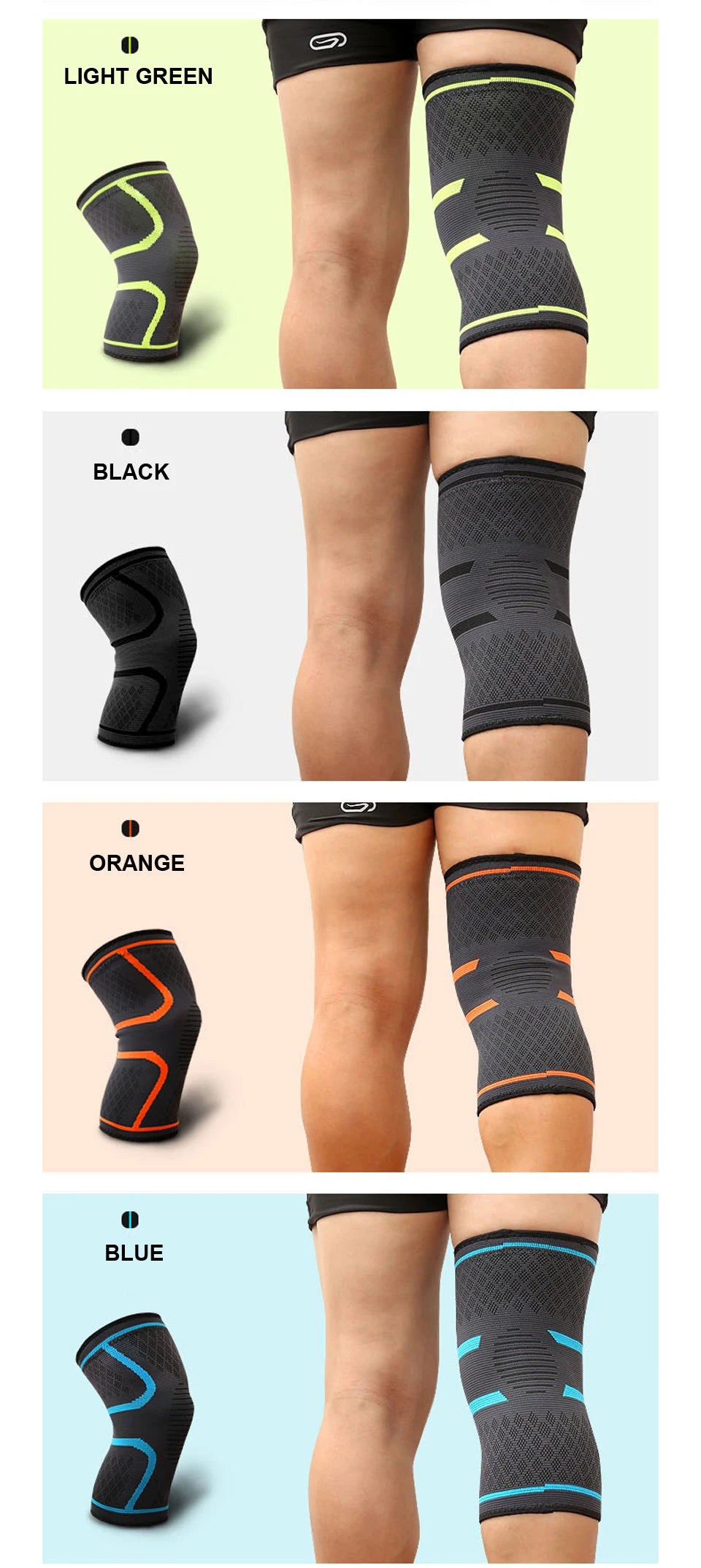 EliteFlex Compression Knee Sleeve for Sports Performance ATHLEXES