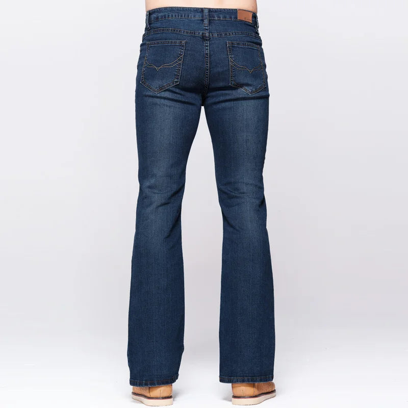 LGRG Men's Classic Slim Boot Cut Jeans ATHLEXES