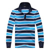Classic Striped Cotton Polo for Men - Spring & Autumn ATHLEXES