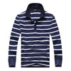 Classic Striped Cotton Polo for Men - Spring & Autumn ATHLEXES