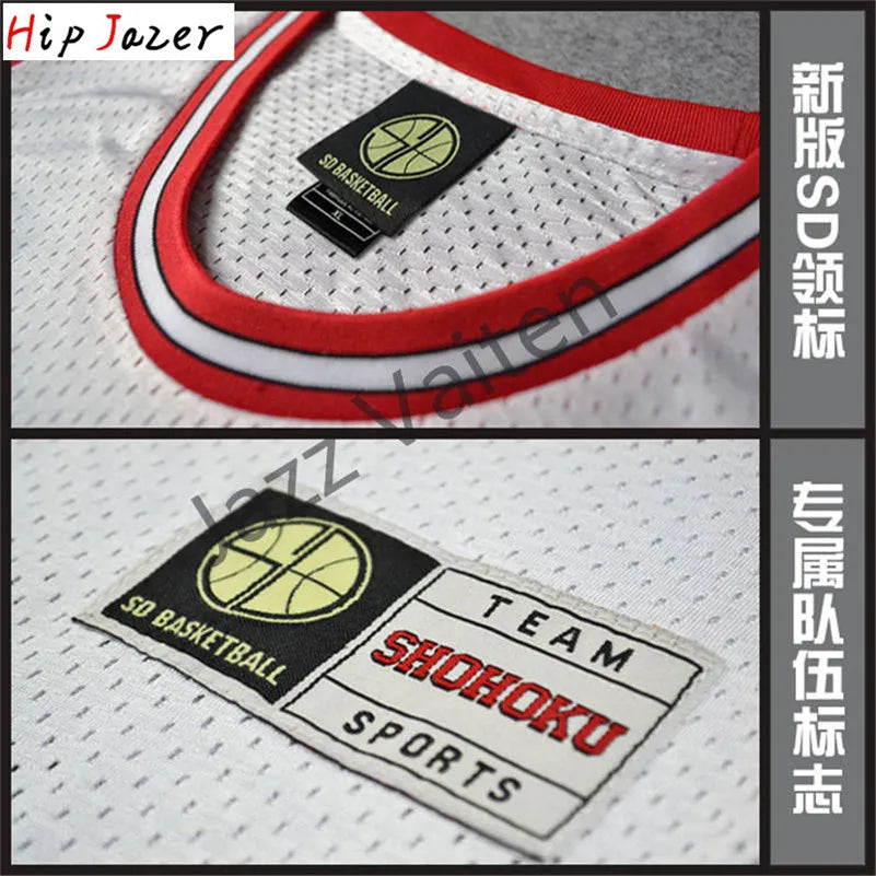 HipJazer Slam Cosplay Basketball Jersey Set - Shohoku Style ATHLEXES