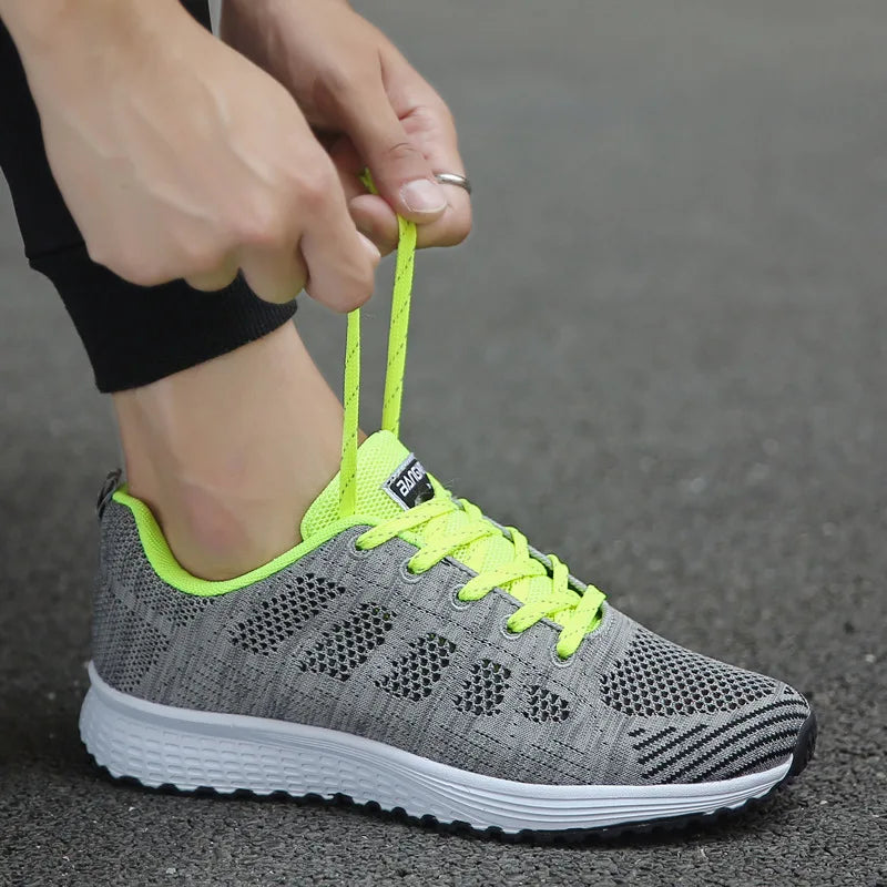 BreezeWalk Women's Fashionable Breathable Mesh Sneakers 2024 ATHLEXES