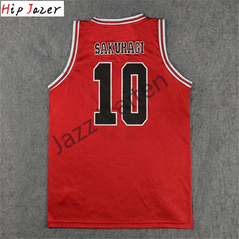 HipJazer Slam Cosplay Basketball Jersey Set - Shohoku Style ATHLEXES