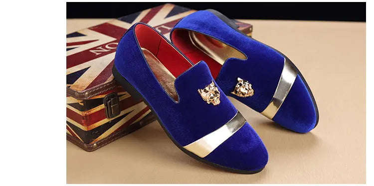 Tiger Gold Elegance Loafers for Men ATHLEXES